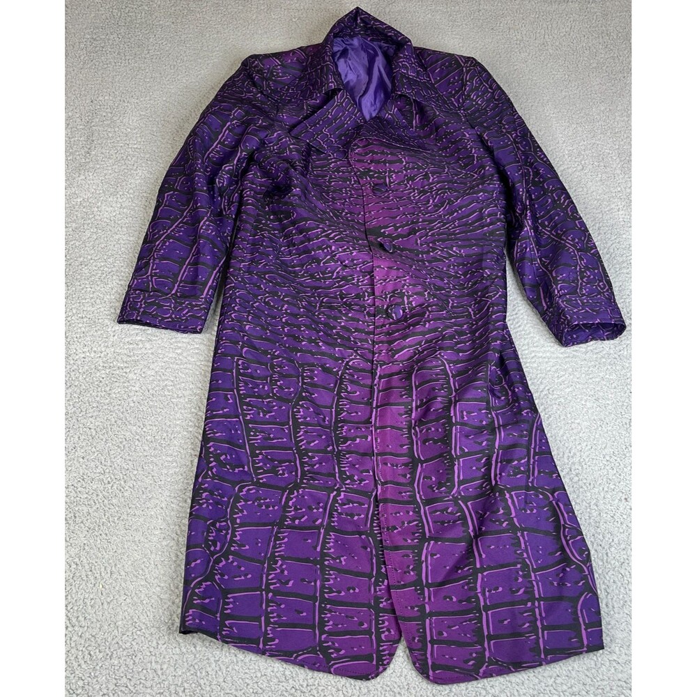 SUICIDE SQUAD The Joker Coat M Costume Halloween Purple Party Jacket DC Comics